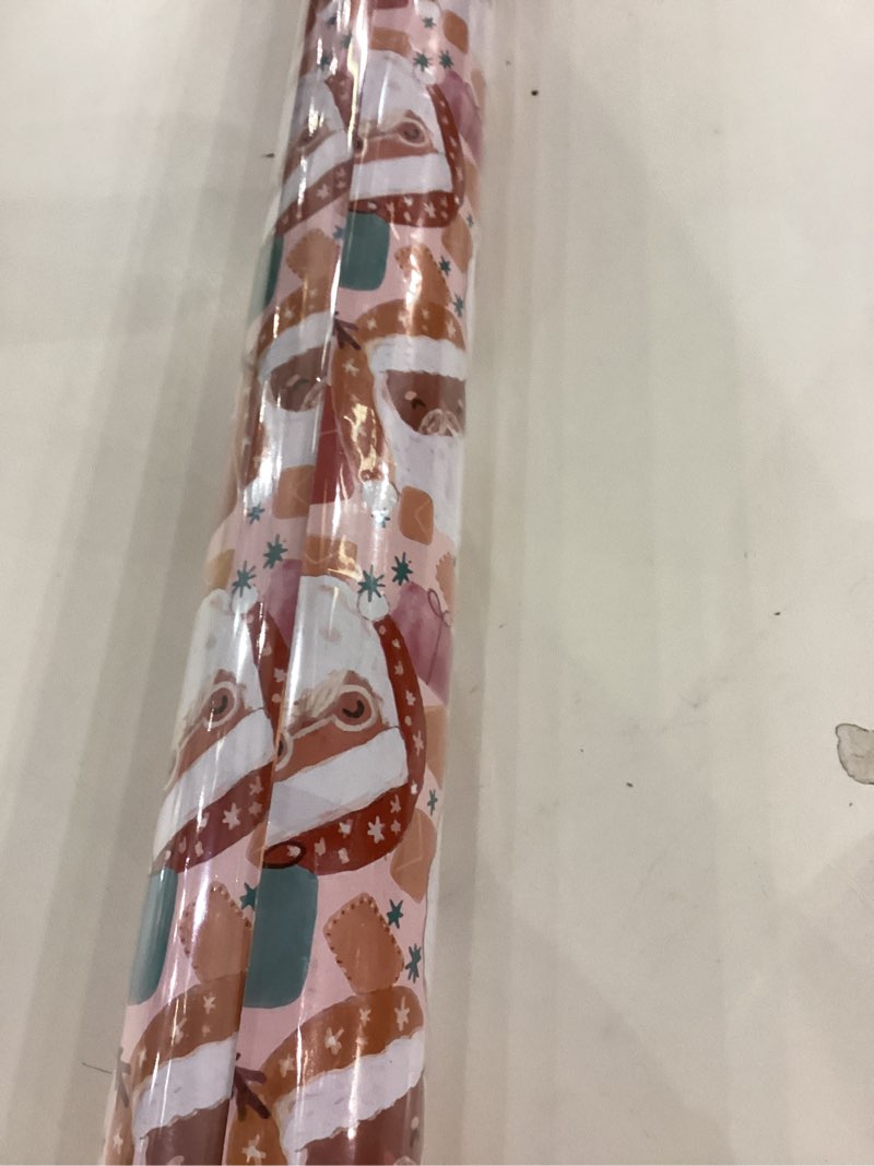 LeZakaa Christmas Wrapping Paper Jumbo Roll, Buffalo Plaid Reindeer & Modern Plaid Reversible Design for Festive Winter Holiday, Family Gathering, 24 inches x 100 Feet