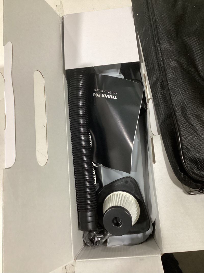 Condition photo showing As Is for Handheld Vacuum Cordless Portable Car Vacuum with LED Light, High Power Suction, 3 in 1, Lightweight Rechargeable Hand Vacuum, Hand Held Vacuum Cleaner for Car Home Office, Pet Hair, Black