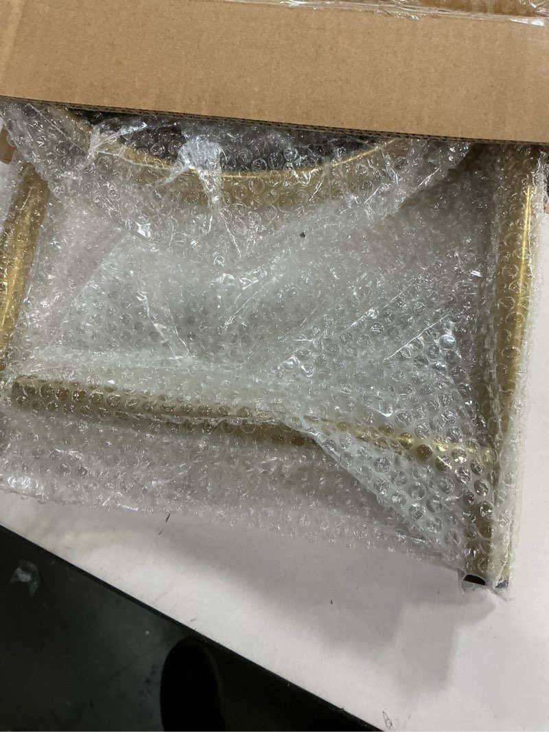 Condition photo showing Good Condition for Plant Stand Plant pots Indoor Stands – Metal Flower Pots Stand Plant Shelf for Multiple Plants,2 Tier Removable Display Plant Table Gardeing Gifts for Living Room Outdoor Garden Balcony Décor Gold Gold-2Tier