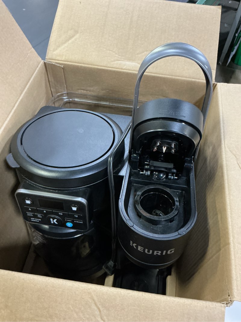 Condition photo showing As Is for Keurig K-Duo Hot & Iced Single Serve & Carafe Coffee Maker, MultiStream Technology, 72oz Reservoir (Gen 2)
