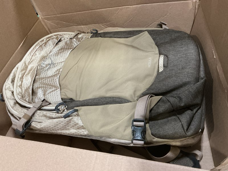 Condition photo showing Good Condition for osprey nebula commuter backpack, alpaca tan/latte brown heather