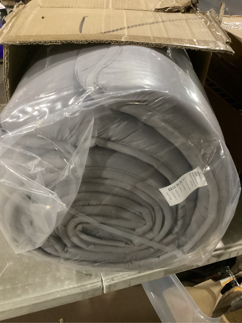 Condition photo showing New/Like New for japanese floor futon mattress full size, 4" thicken foldable mattress tatami mat sleeping pad, 25d foam filled traditional shiki futon (shikibuton), designed in japan (dark grey 54"x 80") dark grey full (54" x 80" 25d 4")