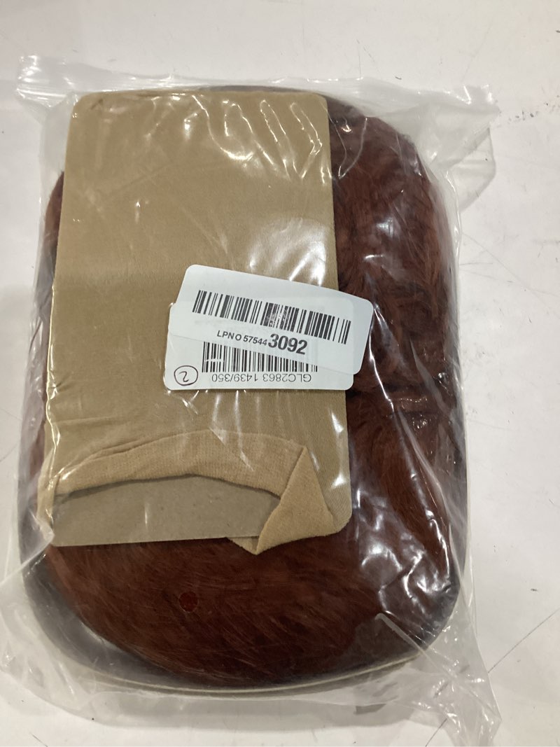 Condition photo showing New/Like New for short copper red wavy wigs for women auburn curly natural synthetic wig ginger middle part full wig for role play,halloween,daily use