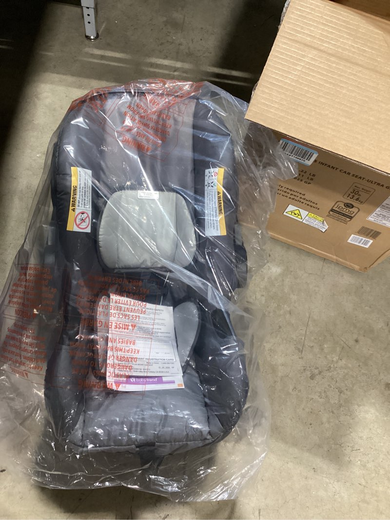 Condition photo showing Good Condition for baby trend ez-lift™ plus infant car seat, ultra grey – newborn comfort padding, lightweight carry build, adjustable harness system