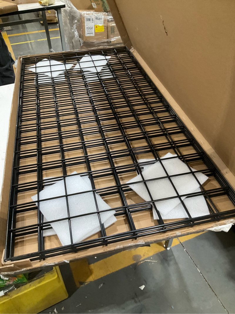 Condition photo showing Good Condition for grid wall commercial grade grid panel heavy duty for retail display, 2' w x 4' h, black (pack of 4) black 2'x4'(4 pack)