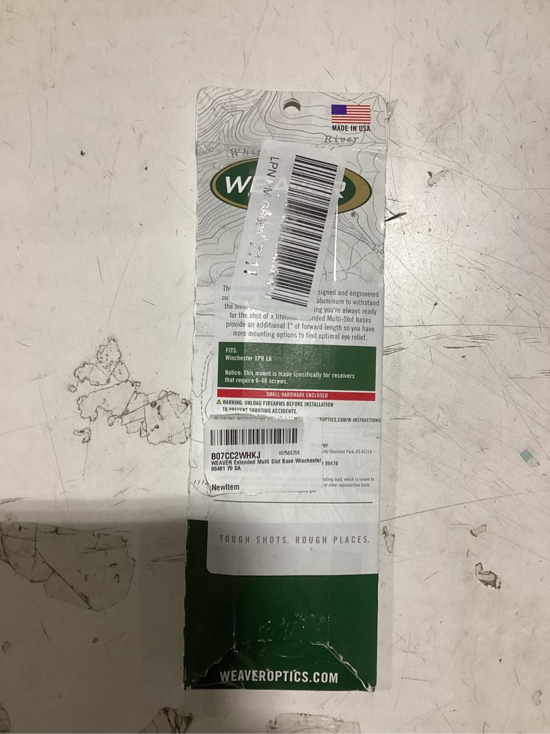 Condition photo showing Good Condition for weaver extended multi slot base winchester 99481 70 sa