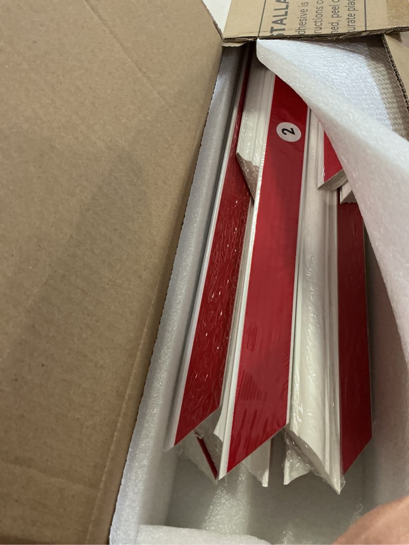 Condition photo showing Good Condition for NeatiEase 4 Set Peel and Stick Wall Molding Trim Kit, 16" x24" Premade Wainscoting Panels, Self Adhesive Moulding Panel for Interior Walls Picture Frame 16"x24" 4-Frame, White