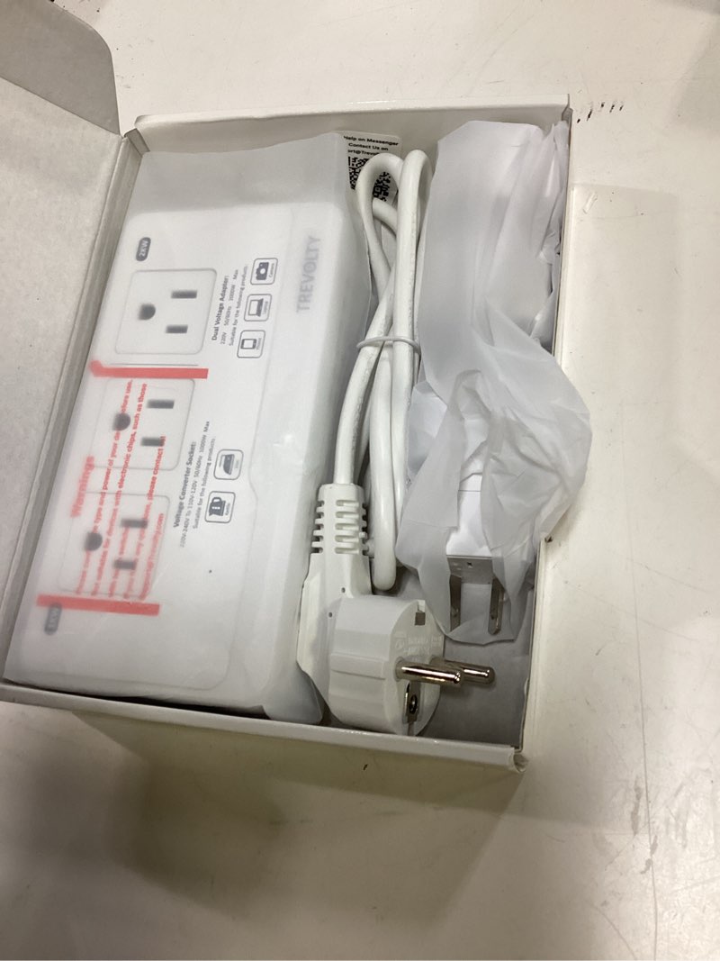 Condition photo showing Good Condition for trevolty 2000w voltage converter us to europe for hair dryer, 220v to 110v converter for european tr