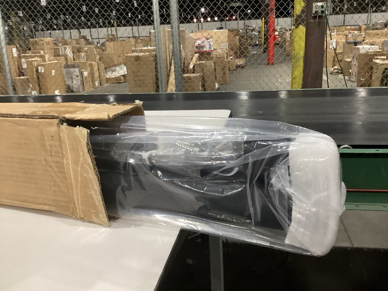 Condition photo showing New/Like New for pawtners retractable baby gates extra wide, 41" tall extends up to 71" wide, dog gate indoor for stairs, pet gate with support rods for doorways hallways indoor & outdoor-black black 41" tall x 71" wide