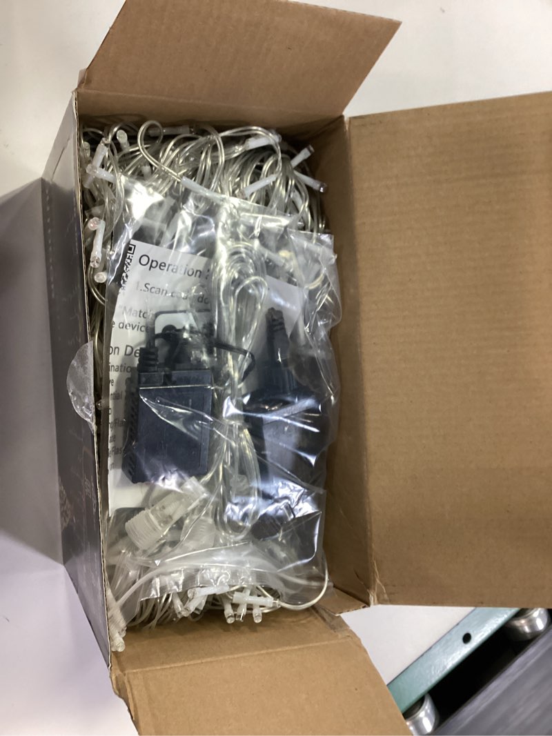 Condition photo showing Good Condition for Christmas String Lights Outdoor - 99Ft/30M 1280 LED 8 Modes with Remote Control and App Waterproof Christmas Lights for Patio Yard Garden Wedding Party-Multicolor Multicolor 1280LED / 99FT