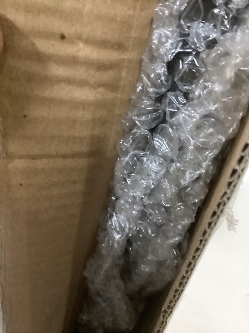 Condition photo showing As Is for Fairy Baby 22.8"-25.5" Narrow Baby Gate for Stair, Pressure Mounted Auto-Close Pet Gate for Small Walk Thru and Doorways, Safety Child Gate No Drilling, No Extensions, Black