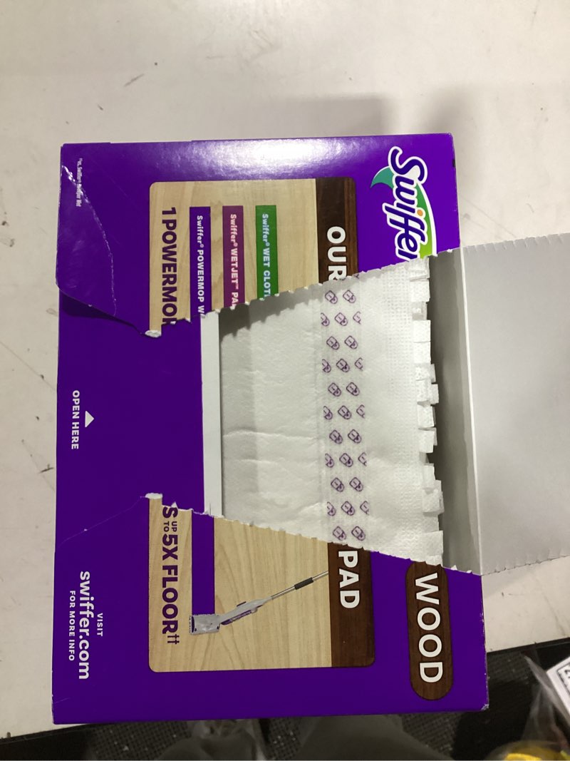 Swiffer Power Mop WOOD Cellulose fiber/polypropylene Refill 8 -Pack