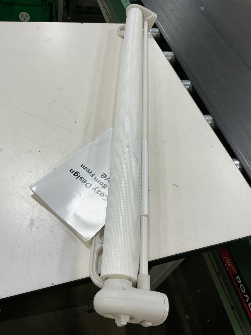 Condition photo showing As Is for momcozy retractable mesh baby gate or dog gate white 33x71 inch