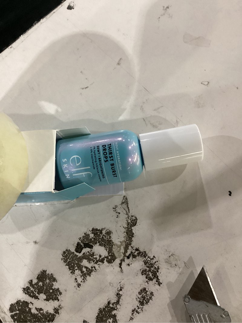 Condition photo showing Good Condition for e.l.f. skin holy hydration! thirst burst drops, serum for a radiant complexion instantly & over time, made with hyaluronic acid, vegan & cruelty-free 1 fl oz (pack of 1)