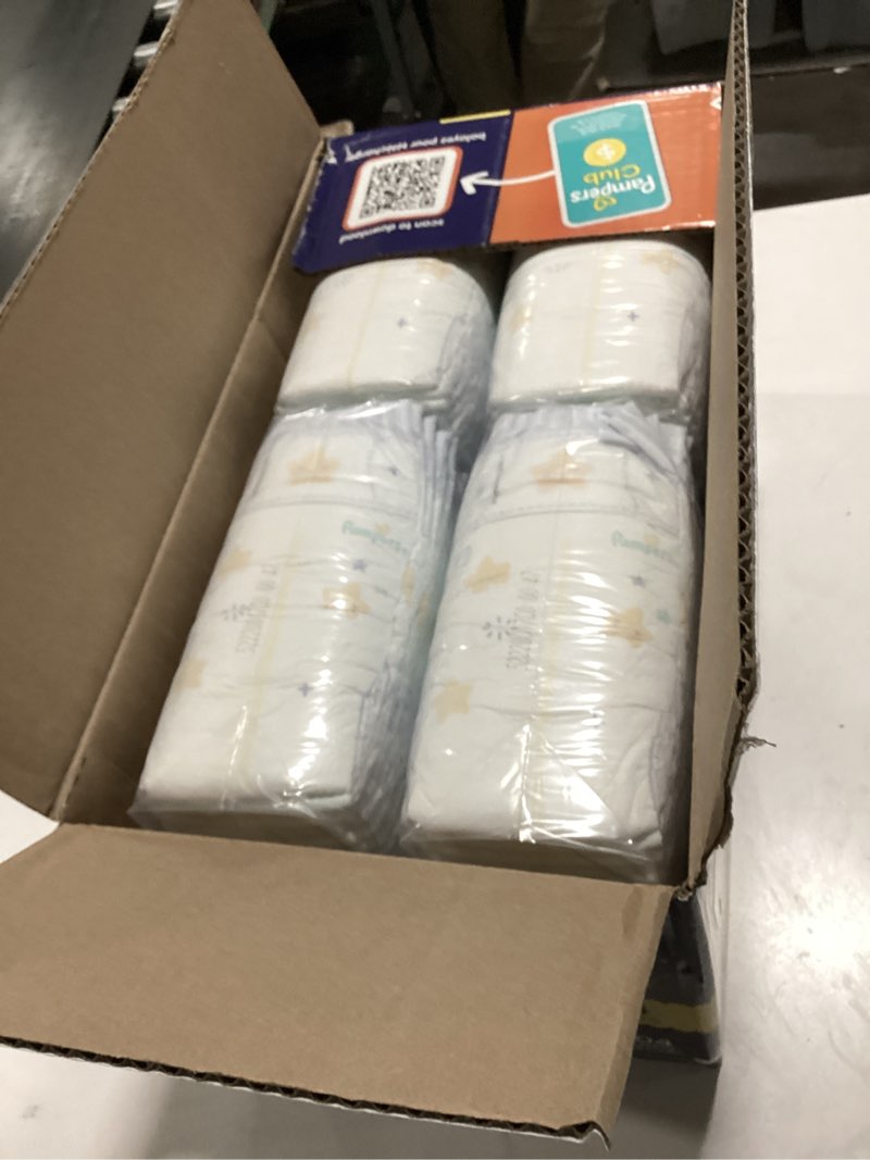 Condition photo showing New/Like New for Pampers ZZZ Overnight Diapers, Size 4 (22-37 lbs), 104 Count, Nighttime Protection Disposable Baby Diaper, Night Time Leak and Skin Protection Size 4 104