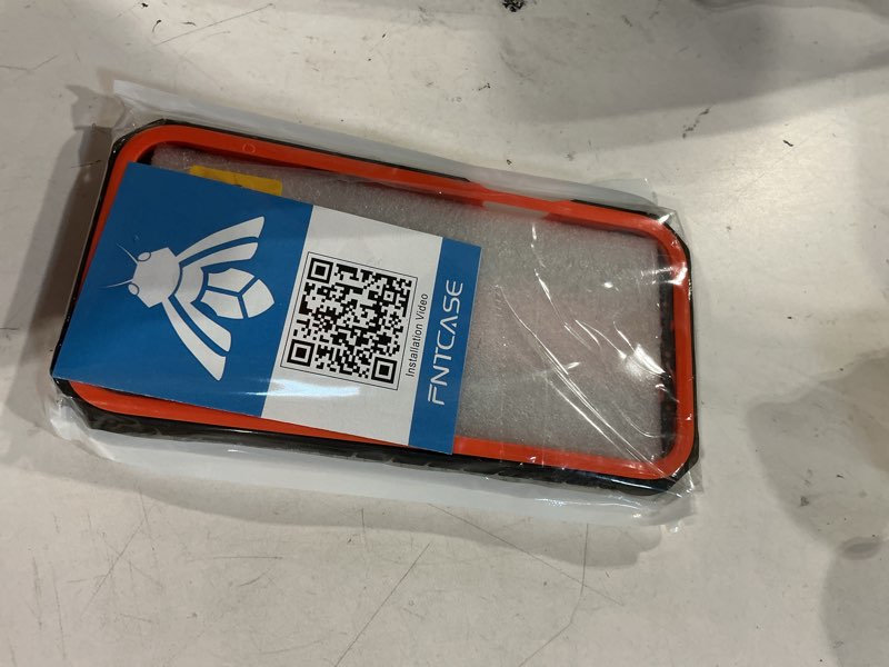Condition photo showing New/Like New for fntcase for iphone 16 pro max case: military grade [built-in screen protector] [kickstand] matte textured drop proof protection cover | rugged shockproof tpu protective sturdy phone cases - orange orange for iphone 16 pro max (6.9 inch)