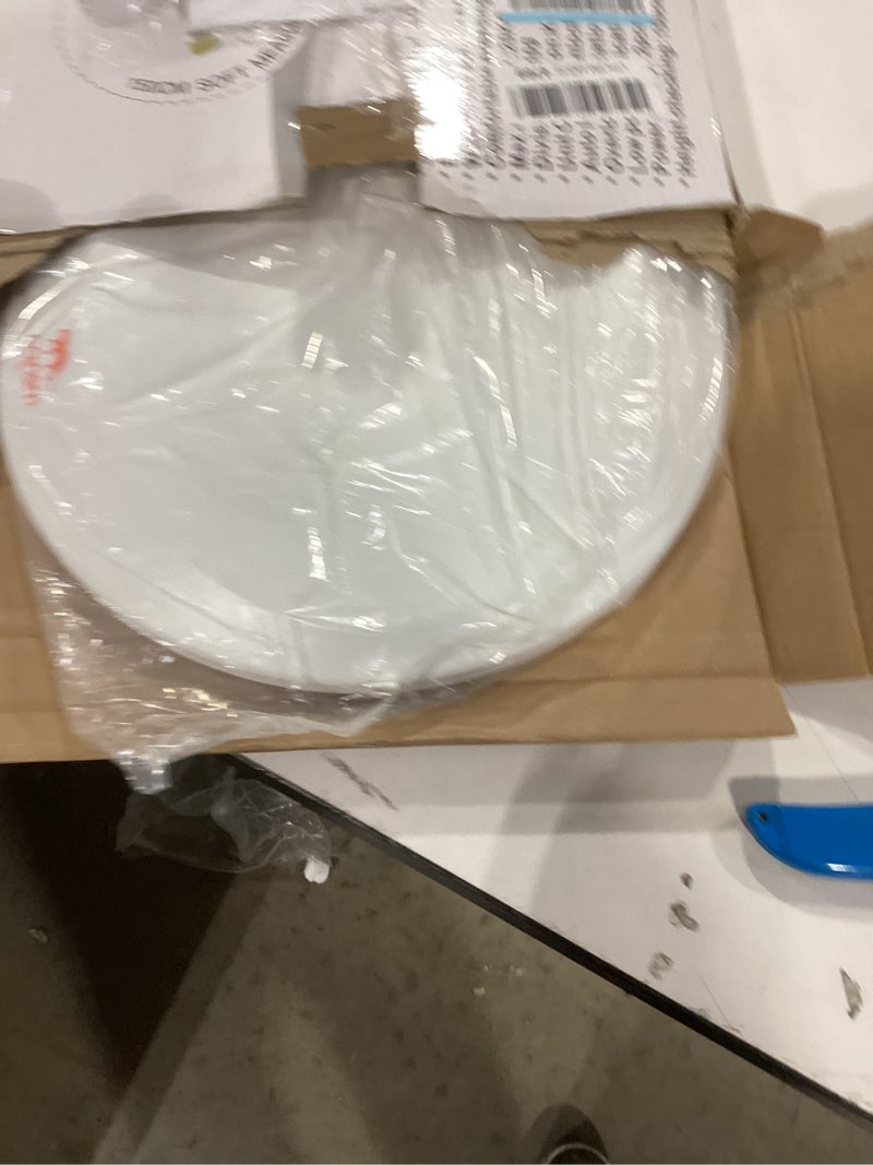 Condition photo showing As Is for Baby Scale, Smart Weighing with 3 Modes, Tare Function, Curved Platform with Ruler for Infants, Newborns, Puppies, Cats, Toddlers