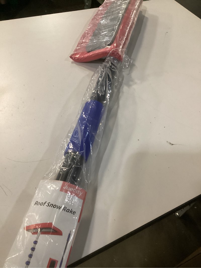 Condition photo showing New/Like New for Roof Rakes for Snow Removal, 20FT Telescoping Snow Rake for House Roof, Solar Panels, Cars & RV, Snow Broom Push/Pull, Heavy Duty Aluminum Ice Scraper, No-Scratch Foam Blade, Roof Shovel Tool