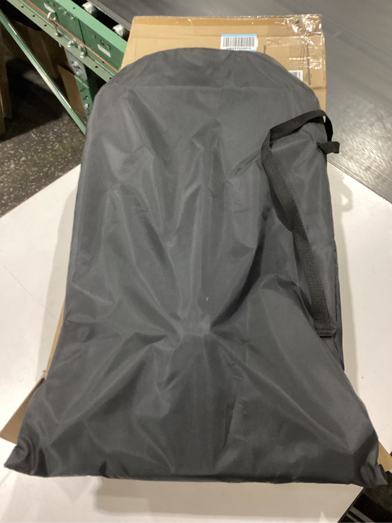 Condition photo showing New/Like New for comfybumpy ergonomic baby bouncer seat - bonus travel carry case - safe, portable bouncing chair with adjustable height positions - infant bouncy seat perfect for newborn babies (grey)