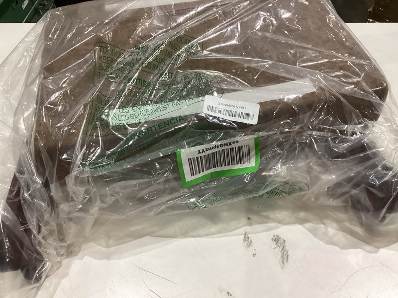 Condition photo showing Good Condition for Foldable Foot Stool Ottoman, Modern Foot Rest with Bamboo X Legs & Thick Foam Cushion, Folding Foot Stools Small Padded for Bedroom Living Room, Footstool for Chair Couch (Brown - Brown)