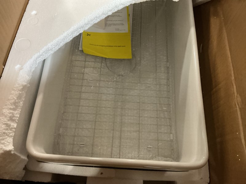 Condition photo showing Good Condition for fireclay kitchen sink