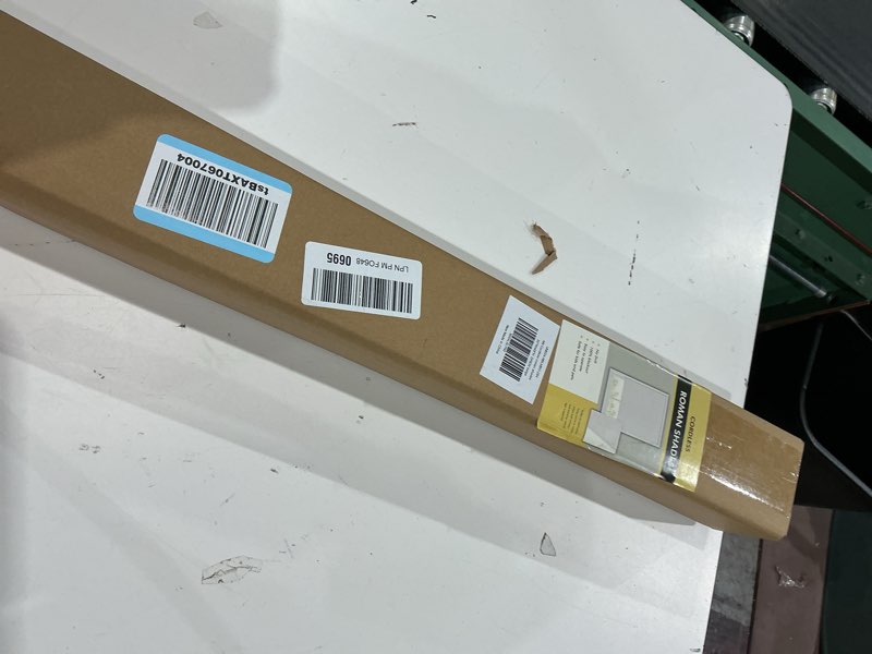 Condition photo showing Good Condition for no tools no drill cordless roman shades for indoor windows 100% blackout, for window size 30" w × 48" h beige beige 30" w × 48" h