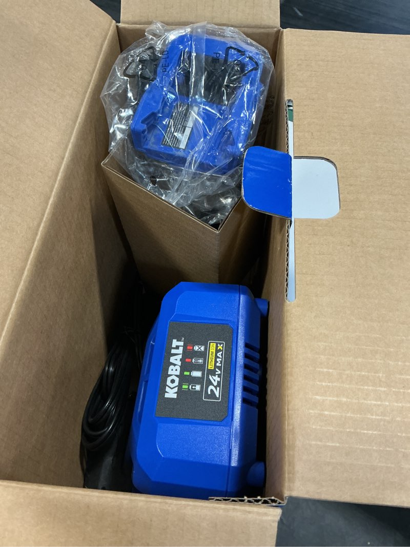 Condition photo showing As Is for Kobalt 24-volt 1/4-in Brushless Cordless Impact Driver (Battery Included and Charger Included )