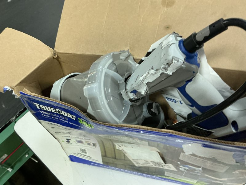 Condition photo showing As Is for graco truecoat 360 2000 psi plastic handheld paint sprayer
