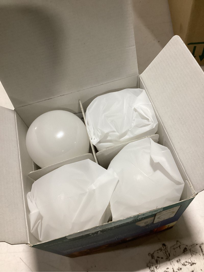Condition photo showing As Is for kasa smart light bulbs that works with alexa and google home, dimmable smart led bulb, a19, 9w, 800lumens, soft white(2700k), cri?90, wifi 2.4ghz only, no hub required, 4 count (pack of 1)(kl110p4) 4-pack (newer version) 4 pack