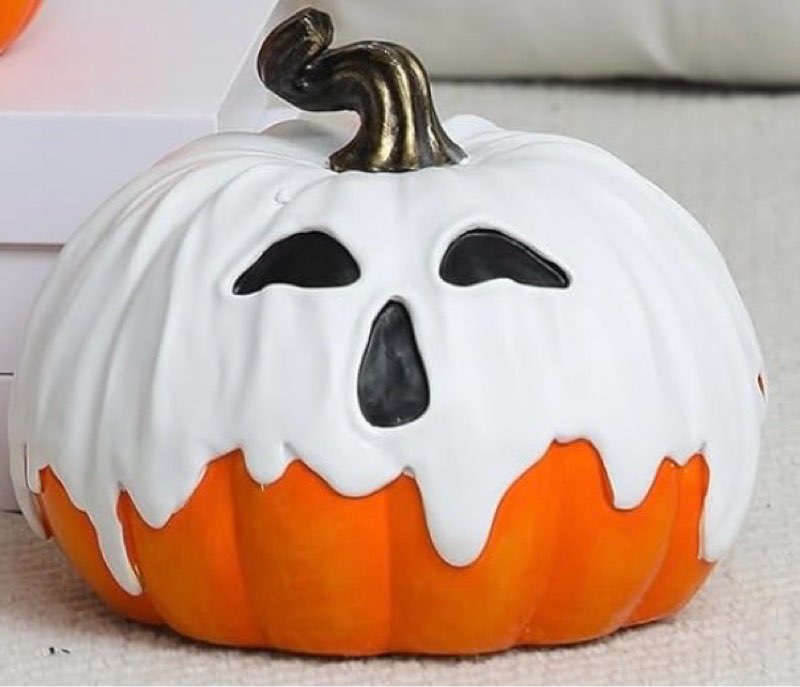 Halloween Ghost Pumpkin Decoration