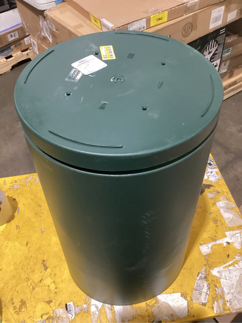 Condition photo showing As Is for recycled resin indoor outdoor planter 12"x21" green - room essentials™