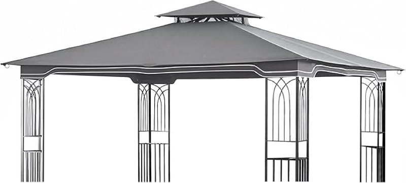 replacement gazebo canopy for 10x12 regency ii model l-gz798pst | heavy-duty ripstop waterproof & uv