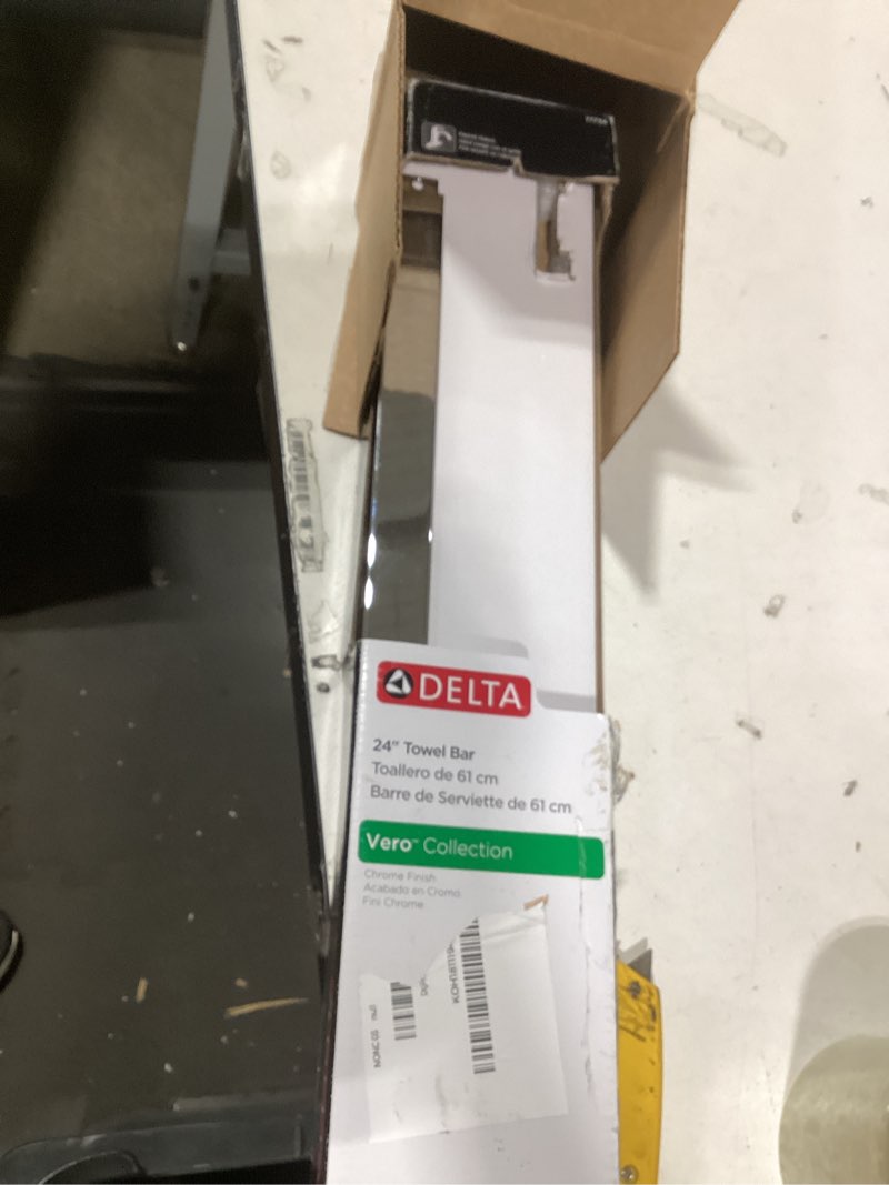 Condition photo showing Good Condition for KOKOSIRI 24-Inch Single Towel Bar, Bathroom Kitchen Towel Holder, Wall Mounted SUS304 Stainless Steel Towel Rack, Polished Chrome, B4003CH-L24 Polished Chrome 24-Inch