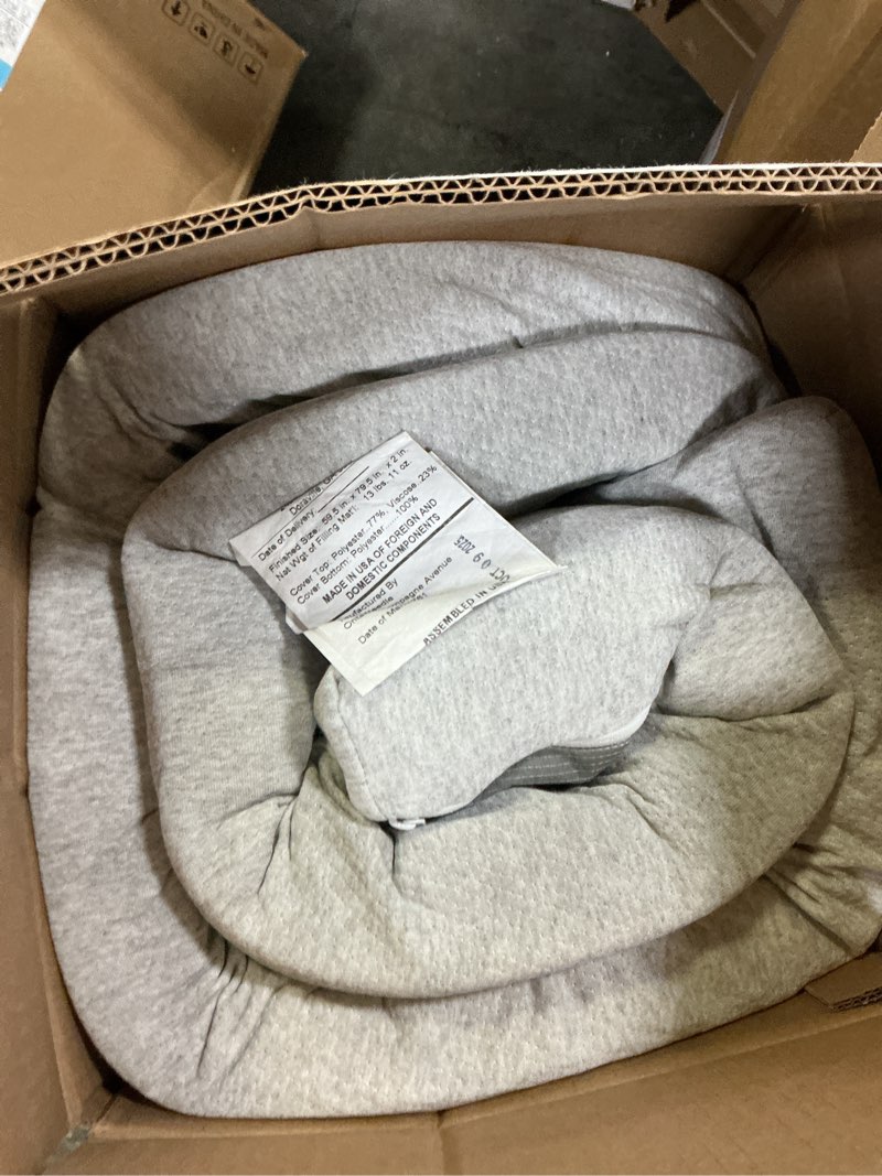 Condition photo showing Good Condition for Tuft & Needle Mattress Topper, Queen Size, 2 inches of our Breathable, Supportive Adaptive Foam, Luxe Gray Cover, CertiPUR-US and Greenguard Gold Certified