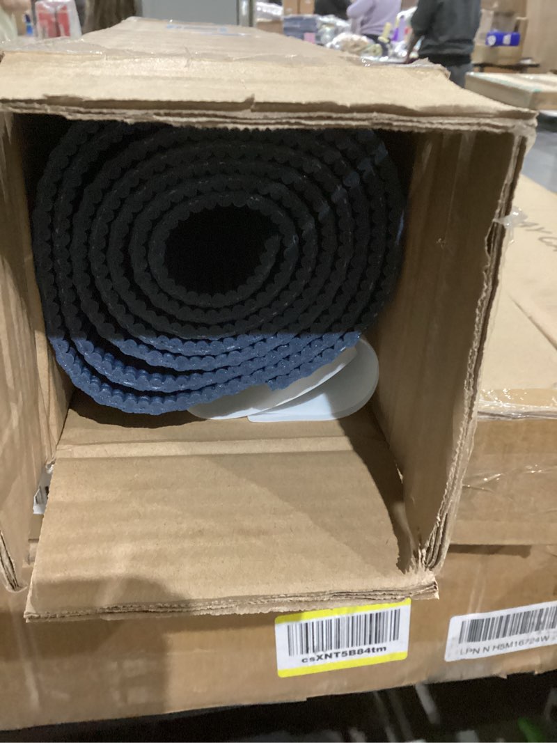 Condition photo showing Good Condition for Gaiam Yoga Mat - Premium 5mm Solid Thick Non Slip Exercise & Fitness Mat for All Types of Yoga, Pilates & Floor Workouts (68" x 24" x 5mm) Indigo Ink