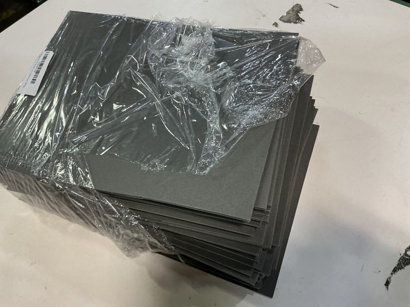 Condition photo showing Good Condition for LUXPaper 9" x 12" Presentation Folders | Two Pocket | Sterling Gray Linen | 100lb. Cover | 50 Qty 50 Qty Gray