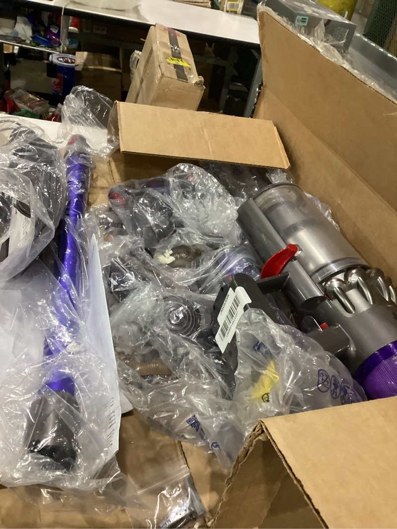 Condition photo showing As Is for used not tested dyson v11 origin cordless vacuum, 185aw, 3 power modes, up to 60 minutes,² deep cleans hard floors and carpets, detangles pet hair, converts to handheld