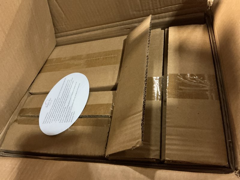 Condition photo showing New/Like New for amorarc ceramic dinnerware sets, wavy rim stoneware plates and bowls sets, highly chip and crack resistant | dishwasher & microwave dishes set, service for 6 (18pc)-speckled cappuccino cappuccino service for 6