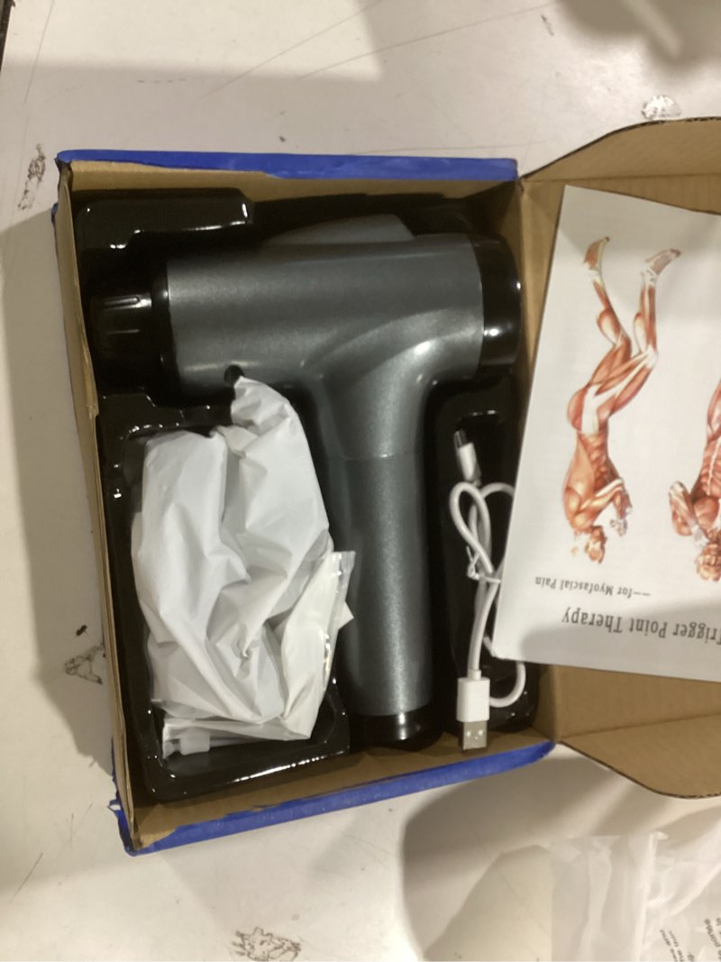 Condition photo showing Good Condition for Massage Gun Deep Tissue, Handheld Electric Muscle Massager, High Intensity Percussion Massage Device for Pain Relief with 9 Attachments & 30 Speed(Grey)