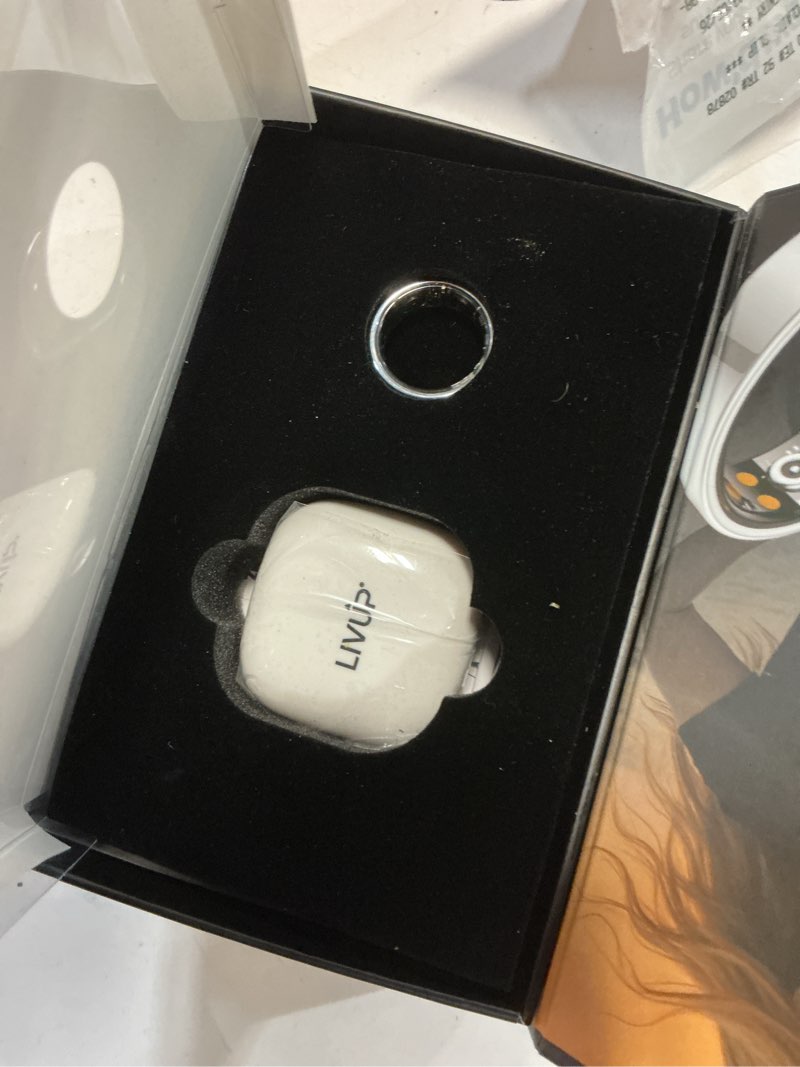 Condition photo showing Good Condition for paxam smart ring for women&men 7-day battery,no subscription fee-health/activity tracker with sleep monitor, stress/hrv tracking, women's health, ios&android compatible (silver, 8)