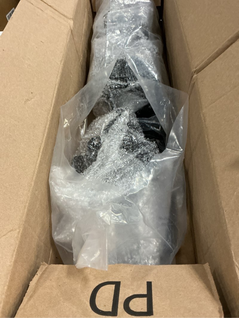 Condition photo showing Good Condition for vinyl fence gate double gate hardware kit black (for vinyl, pvc etc fencing) fence gate hardware fence gate kit has 4 hinges, 1 latch, and 1 drop rod(mwj)