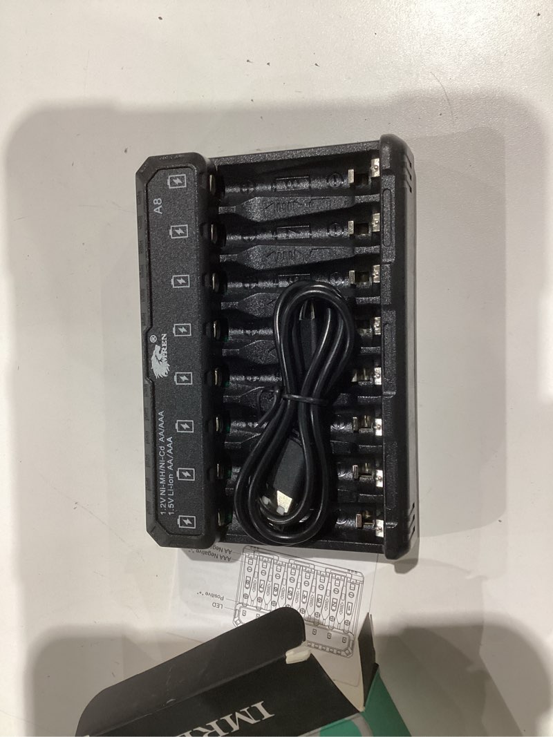 IMREN Lithium AA AAA Battery Charger, 1.5V Lithium & 1.2V NiMH/NiCD Rechargerble AA AAA Batteries Ch