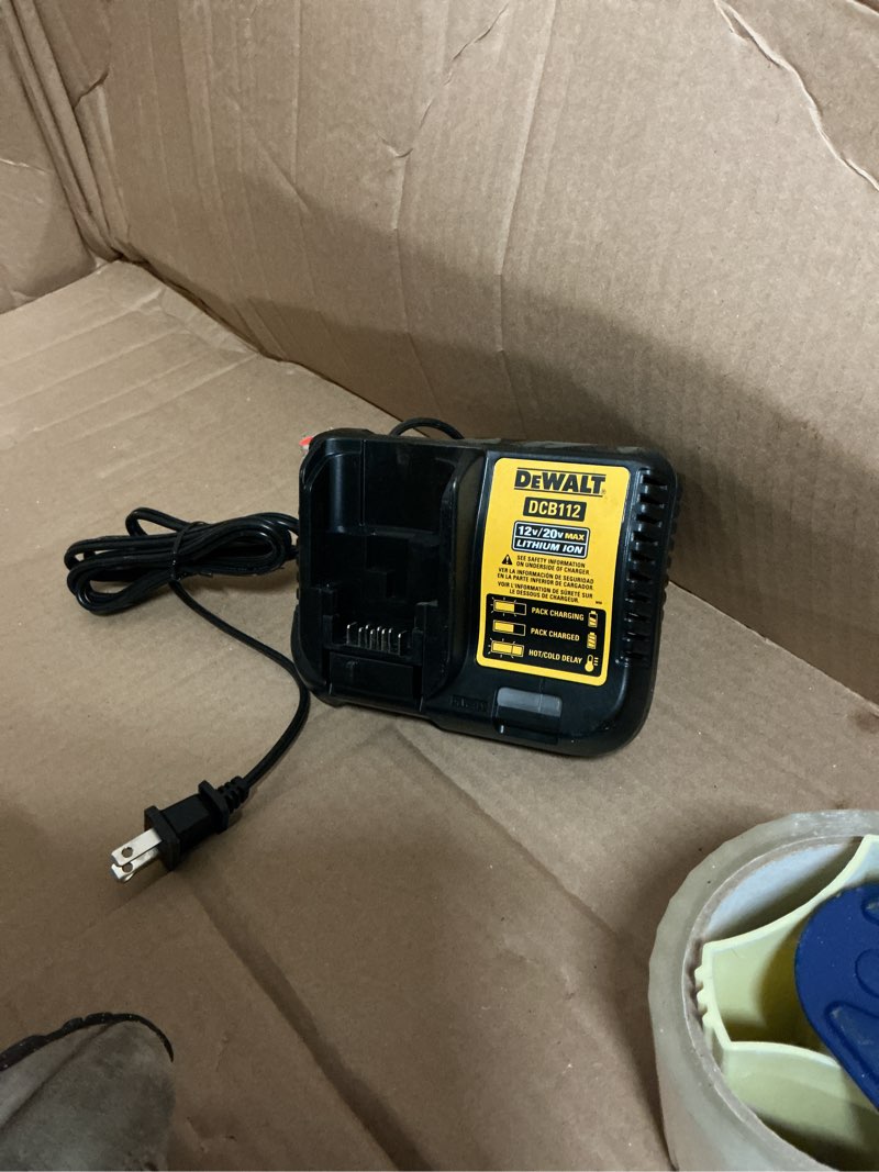 Condition photo showing Good Condition for dewalt 20v max battery charger (dcb112)