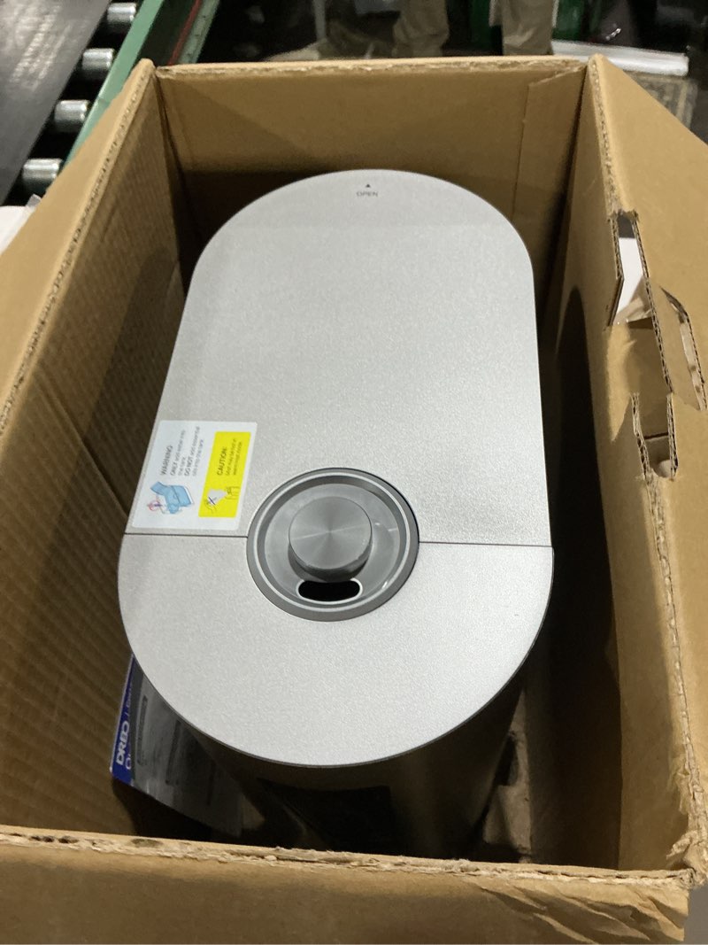 Condition photo showing As Is for DREO 6L Humidifiers for Bedroom, Smart Warm & Cool Mist for Large Room, 60Hr Quiet Runtime for Baby, Plant, Humidity Sensor, Indicator Light, 12H Timer, Google/Alexa, HM713S Silver