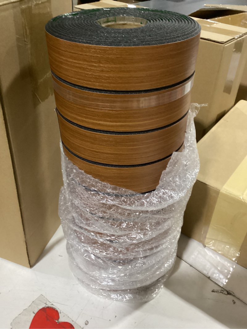 Condition photo showing New/Like New for peel and stick pvc slat wall panel 236"x15.75" self-adhesive thick faux walnut wood grain wallpaper panel 3d soundproof wall panels for walls & ceilings 15.8" x 236" walnut