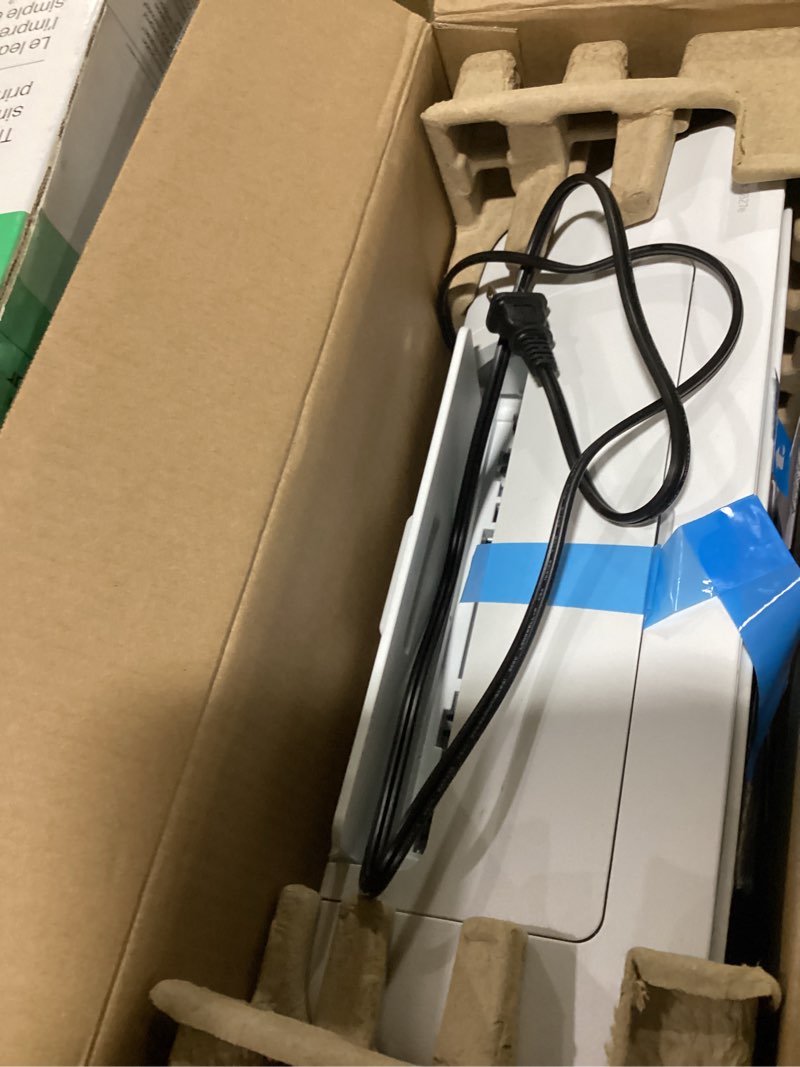 Condition photo showing As Is for hp deskjet 2827e wireless all-in-one color inkjet printer, scanner, copier, best-for-home, 3 month instant ink trial included, ai-enabled (6w7f5a)