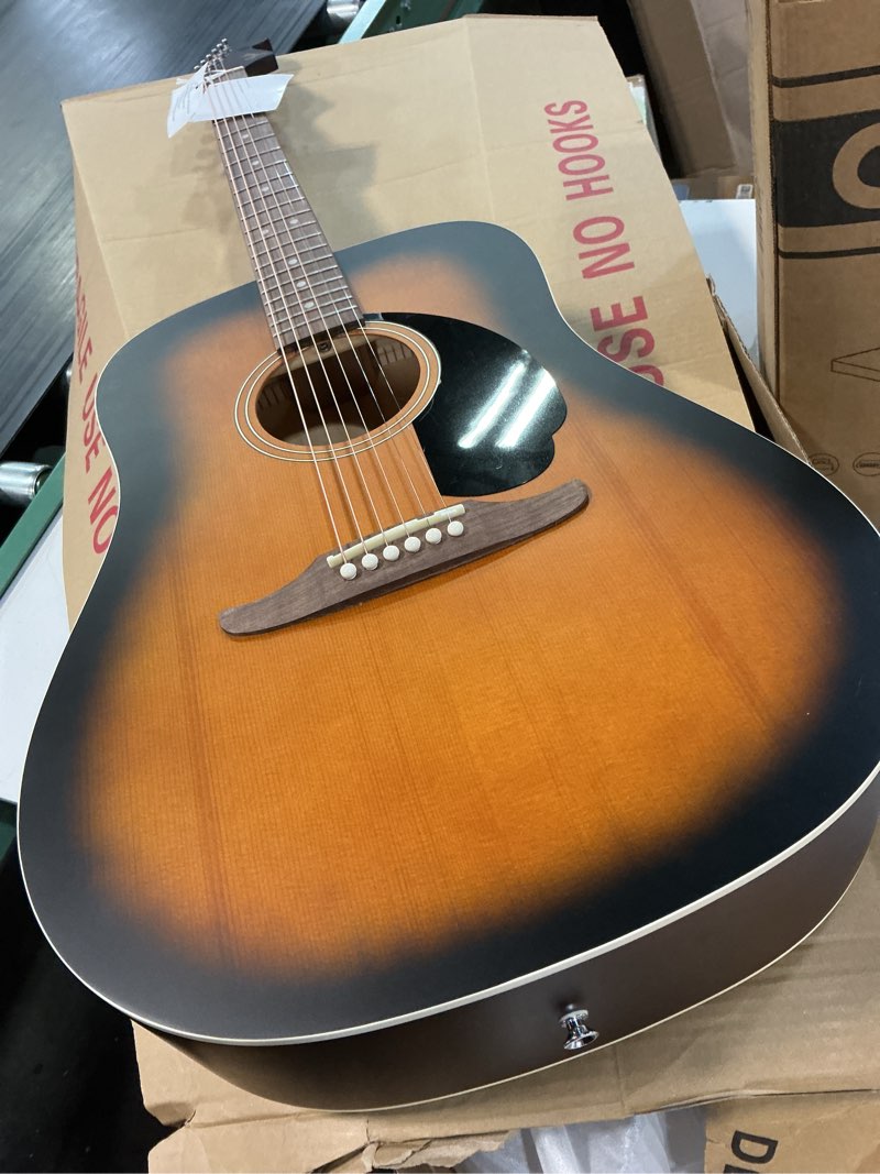 Condition photo showing Good Condition for fender california debut redondo series acoustic guitar, beginner guitar, 2-year warranty, 2-tone sunburst 2-tone sunburst guitar only
