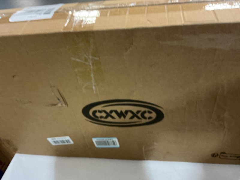 Condition photo showing New/Like New for CXWXC Indoor Cycling Desk - Adjustable Height Bike Deak Laptop Stand Non-Slip Surface - Portable Bike Trainer Fitness Desk with Lockable Wheels Style B