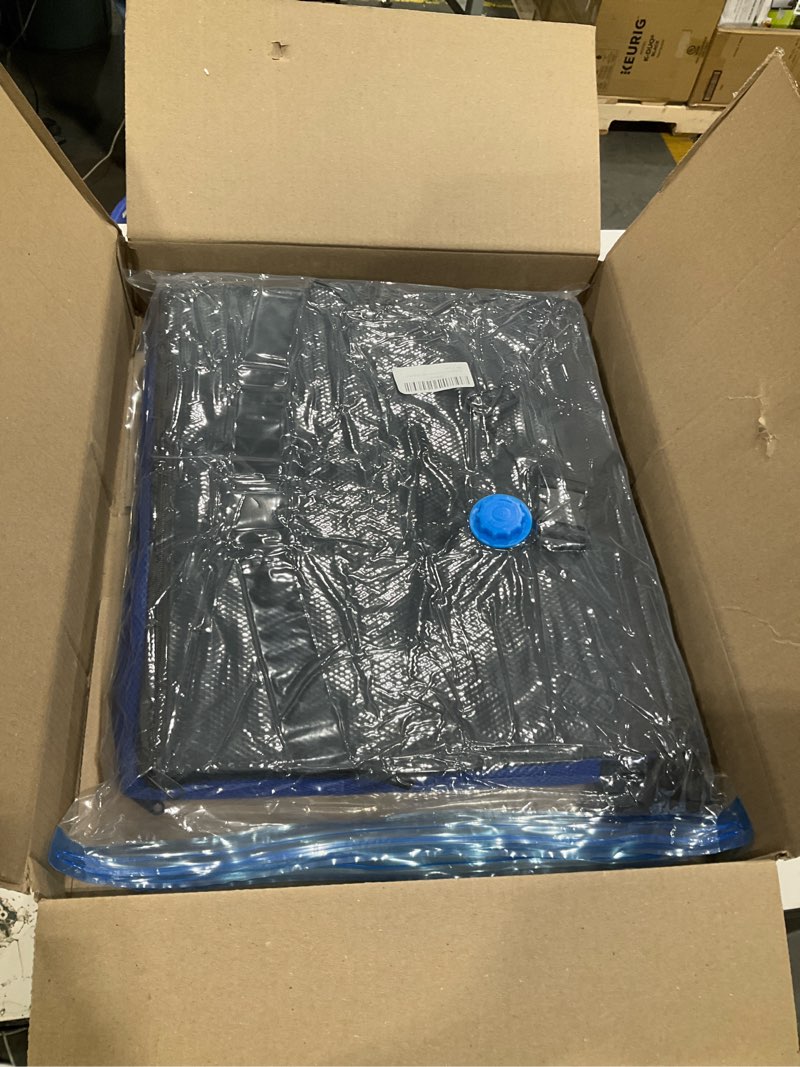 Condition photo showing Good Condition for soft wheelchair seat cushion for adults washable wheelchair cushions for seniors wheelchair pads cushions thick for seat non-slip and lumbar support (black + blue)