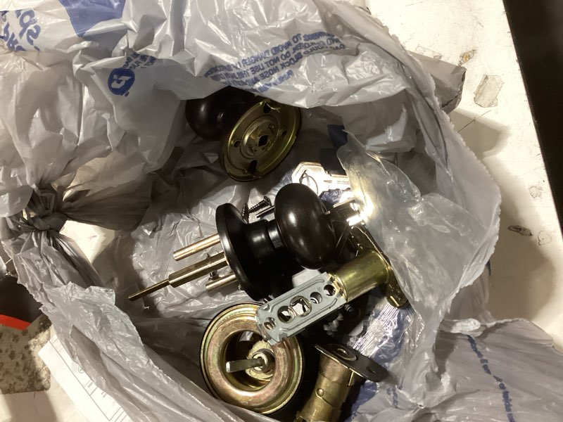 Condition photo showing As Is for kwikset security 660 series venetian bronze single cylinder deadbolt ft. smartkey security